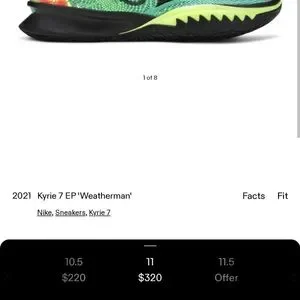 Nike | Shoes | Kyrie 7 Weatherman Ds Og All New In Original  display picture 2